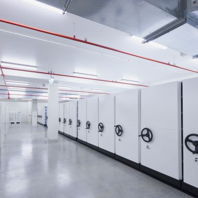APC Unispan Shelving & Mechanical Mobile Shelving